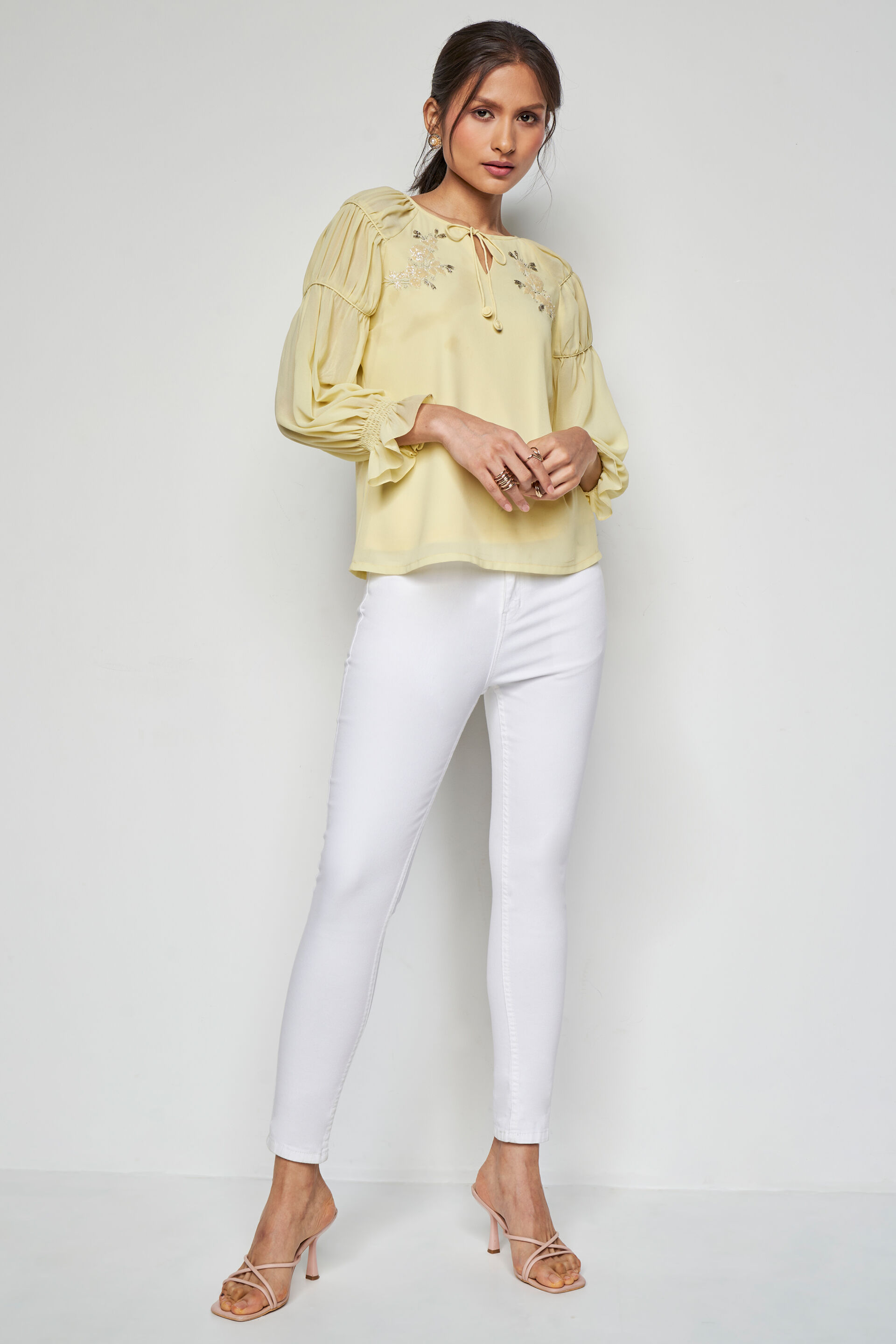 Soft Sunshine Top, Yellow, image 2